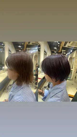 ショート カラー たけかわ みずきのヘアスタイル