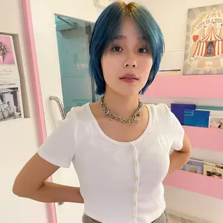 ショート カラー ボブ特化✨ 松本竜之介のヘアスタイル