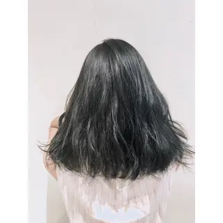 ミディアム カラー パーマ ヘアアレンジ 【ツヤ髪美容師】 ツダケイスケのヘアスタイル