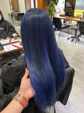 ロング RIO🩶NEXT/ エクステ/ハイトーンのヘアスタイル