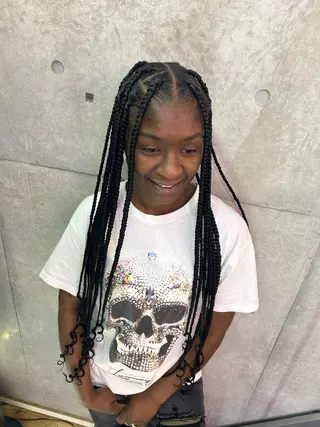 ロング HONEY TRAP!所属・HARURU🪮✨ ブレイズ海外ヘアのヘアスタイル