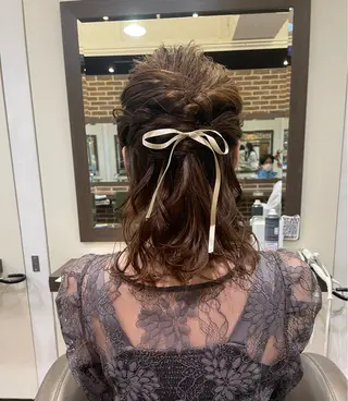 ヘアアレンジ るか/透明感 カラー/アレンジのヘアスタイル