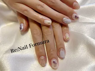 ミディアム Re:Nail Formula所属・kido chieのネイルデザイン