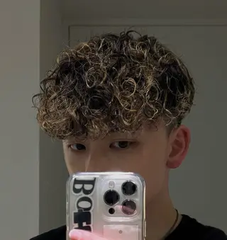 カラー パーマ メンズ 【fifth】渡部 永遠のヘアスタイル