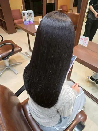 ロング 早﨑 映天のヘアスタイル