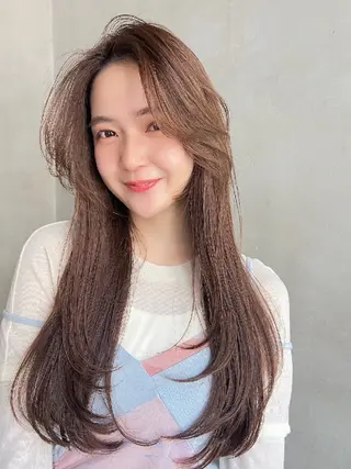 ロング カラー 【韓国ヘア】 人気No.1/ユウキのヘアスタイル