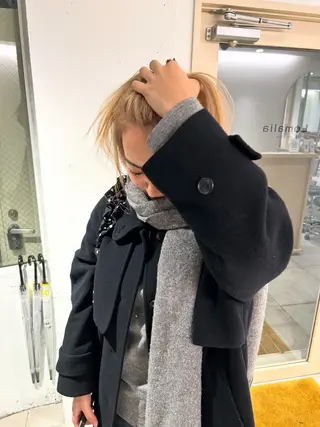 セミロング カラー ケアパーマ/ブリーチ daisukeのヘアスタイル