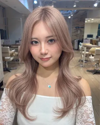 ロング カラー AFLOAT D‘L所属・レイヤーカット/艶髪 カラー/MANARUのヘアスタイル