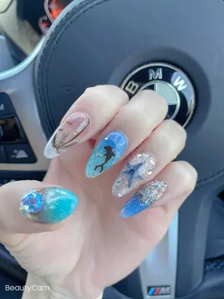 ミディアム ネイル 《LB》ラブリエ Nail&eyeのマツエク・マツパデザイン