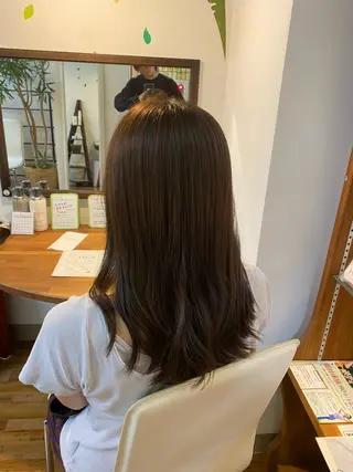 セミロング カラー ヘアアレンジ 🌱エシカル🌱 松原大将のヘアスタイル