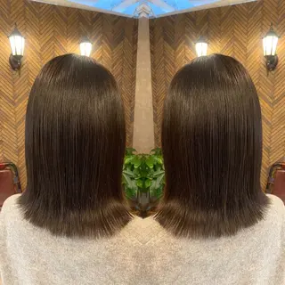 ミディアム カラー tocca 💜石田愛結💜のヘアスタイル