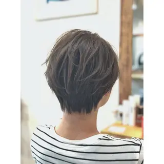 ショート カラー [店長]加地 峻のヘアスタイル