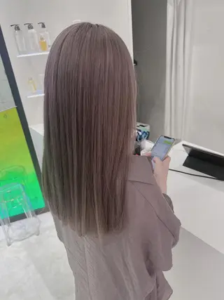 ロング ヘアアレンジ EMANON池袋3rd所属・ブリーチなしカラー｜ なおき｜池袋美容師のヘアスタイル