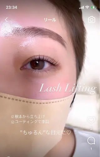 マツエク・マツパ Ribbon2所属・ami eyeを可愛く♡のマツエク・マツパデザイン