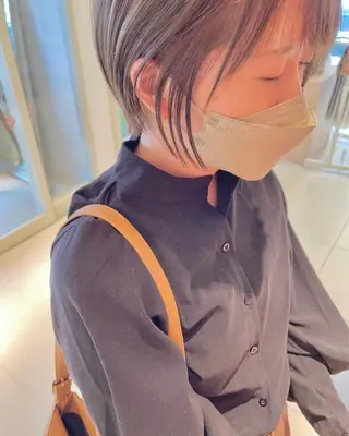 ショート カラー 鶴岡で縮毛矯正なら お任せ！ハヤシナオミのヘアスタイル