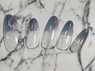 ネイル ❤️💛🩵京橋 痛ネイル⭐️3Dのネイルデザイン