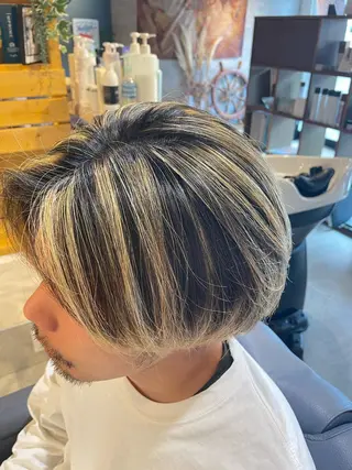 ショート カラー メンズ NESTA hair ground所属・🌈NESTA minami🌈のヘアスタイル