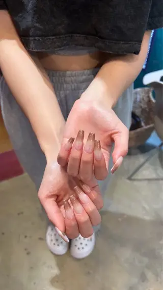 ネイル キラキラオメメ みずなのネイルデザイン