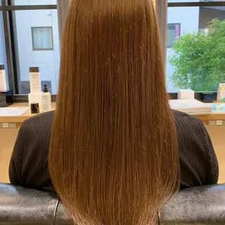 ロング カラー 艶カラー/韓国顔周り 🎀mamiのヘアスタイル