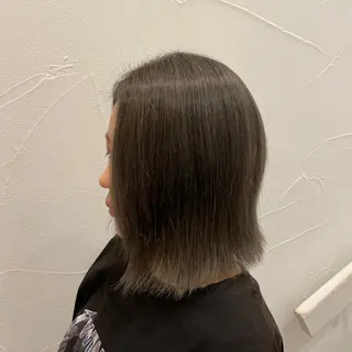 ミディアム カラー ✩𝐴𝑠ℎ 中目黒 浦野 遥‎✩*｡のヘアスタイル