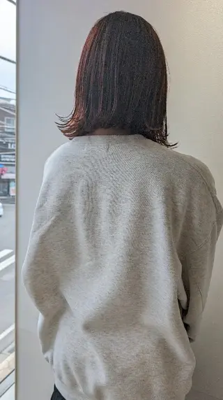 ミディアム カラー tocca柏🍀 森満　早紀のヘアスタイル