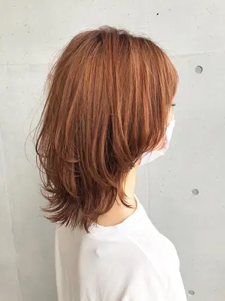 ミディアム カラー ☕️ベージュカラー 内藤光哉☕️のヘアスタイル