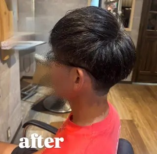 ショート メンズ 🌙透明感カラー／ 丁寧施術｜松本のヘアスタイル