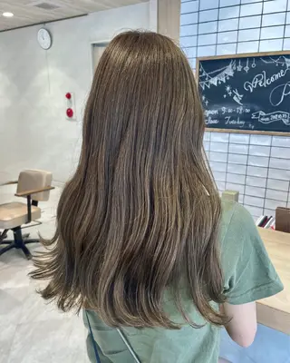 ミディアム カラー カラー/レイヤー/ 髪質改善/PAAQのヘアスタイル