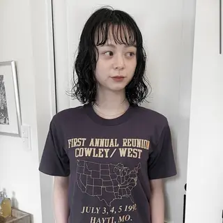 ショート 小山夕稀/ニュアンス パーマ/新城のヘアスタイル