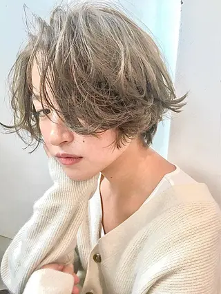 ショート カラー YU-KA ✂︎ROSSOのヘアスタイル