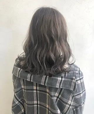 セミロング カラー nakahara madokaのヘアスタイル