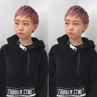 ショート カラー TATSUYA アートディレクターのヘアスタイル