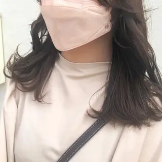 セミロング カラー パーマ ヘアアレンジ 【ツヤ髪美容師】 ツダケイスケのヘアスタイル