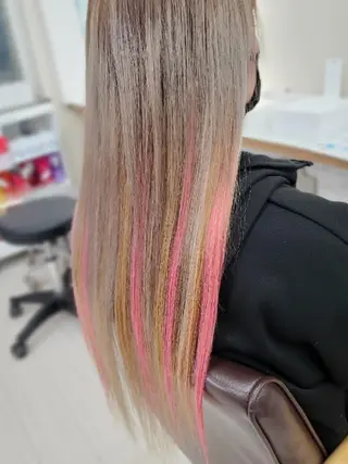 ロング Hair Stylist MAFUYU所属・ハイライト/カラー ⭐中村真冬のヘアスタイル