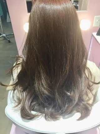 セミロング 所渉/韓国レイヤー /ウルフカットのヘアスタイル