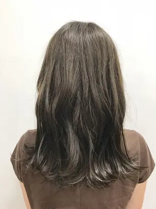 セミロング カラー 池田 雄太 ✨美髪縮毛矯正✨のヘアスタイル