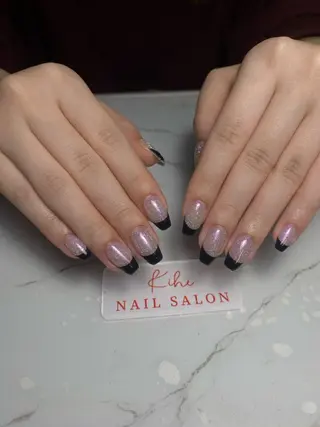 ネイル ユリ🎀長さだし/ パラジェル/持ち込みのネイルデザイン