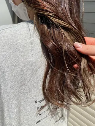 ミディアム カラー お任せヘア☘️☘️ 及川渚のヘアスタイル