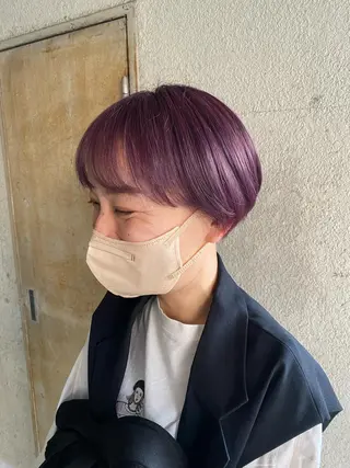 ショート カラー heavenly所属・中西 彩愛のヘアスタイル