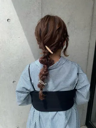 ロング ヘアアレンジ FERIA 池田 比嘉あゆ美のヘアスタイル