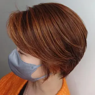 ショート カラー MAX BEAUTY GINZA所属・髪質改善🌸美髪矯正 /癖毛🌸山田 隆介のヘアスタイル