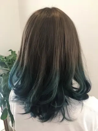 ミディアム カラー パーマ ヘアアレンジ メンズ キッズ ネイル マツエク・マツパ ひがし さゆりのヘアスタイル