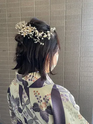 ミディアム カラー ヘアアレンジ リリー /Men's/パーマのその他イメージ