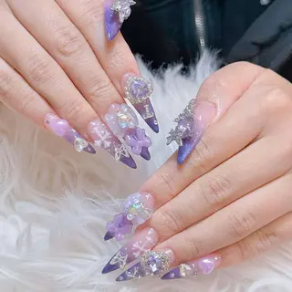 ネイル ANH ゴテゴテネイルのネイルデザイン