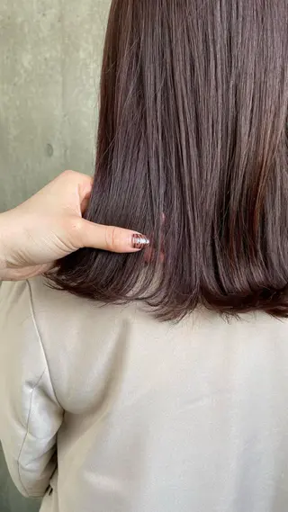 ミディアム カラー 松本平太郎美容室大宮店所属・もりたみかこ 美容師お休み中のヘアスタイル