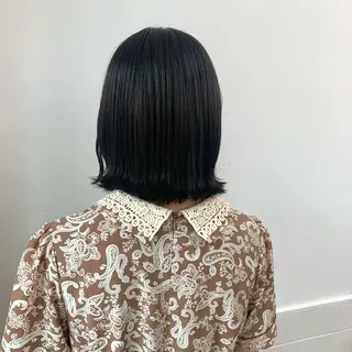 カラー 美髪縮毛矯正🫧 艶カラー/スズカのヘアスタイル