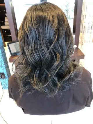 カラー EARTH長岡店🩵 石原莉穂のヘアスタイル