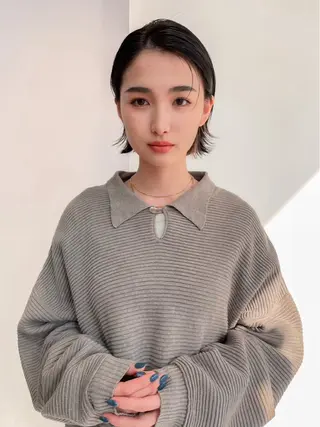 ショート パーマ＊ 顔まわり似合わせのヘアスタイル