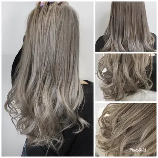 ロング カラー ヘアアレンジ Shelltie Fiel (シェルティフィエル)所属・次世代シールエクステ 錦糸町 小泉 朋之のヘアスタイル