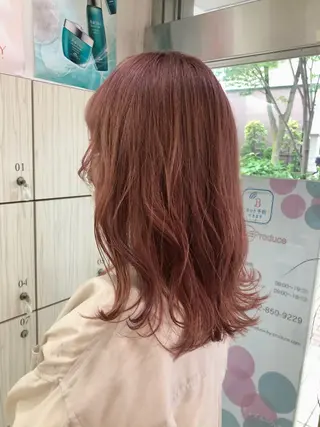 セミロング 🌸暖色髪質改善 MEI🌸のヘアスタイル